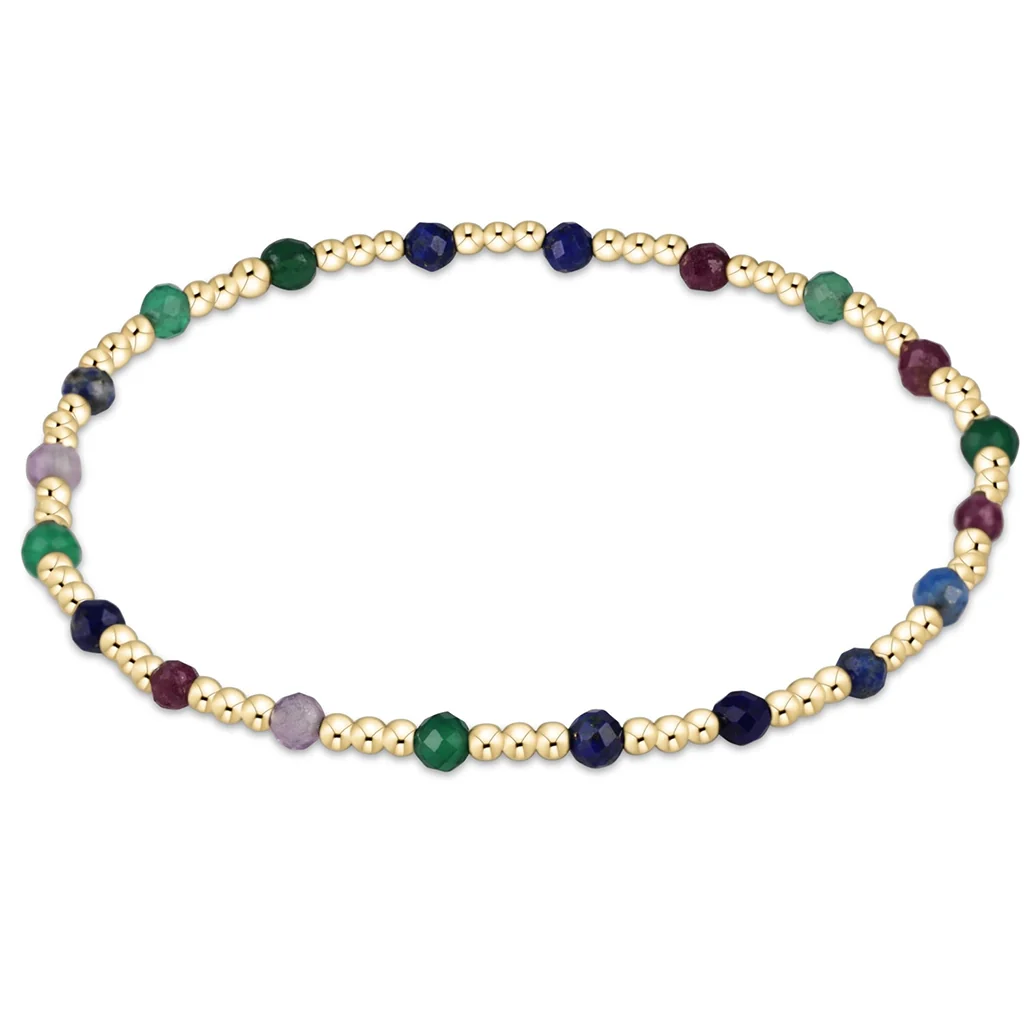 enewton design : Sincerity Pattern Bead Bracelet 6.25" - 3mm Hot Mess