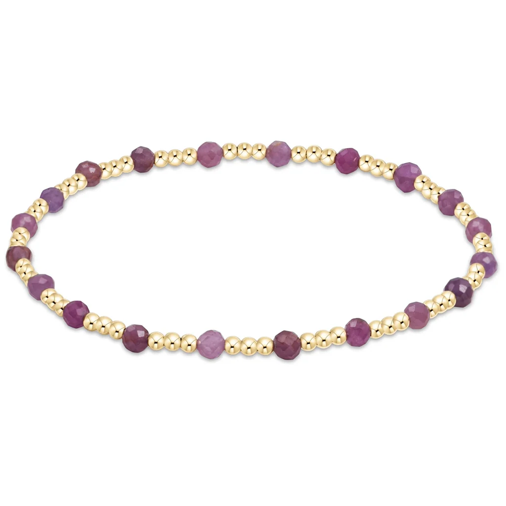 enewton design : Sincerity Pattern Bead Bracelet 6.25" - Ruby