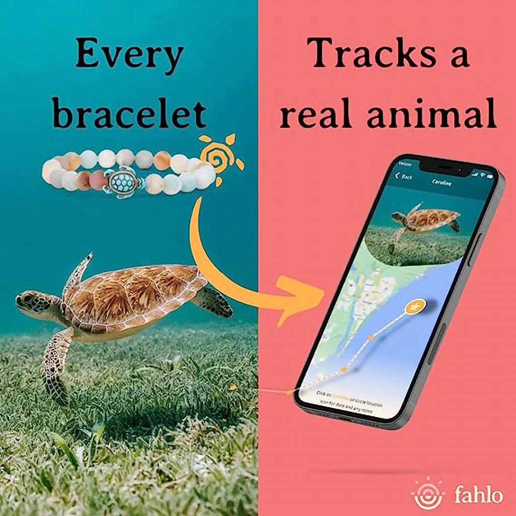 Fahlo : The Excursion Bracelet in Sky Stone - Lion - Image 2