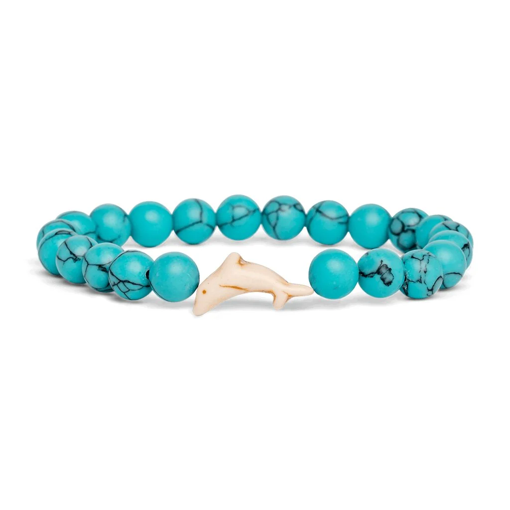 Fahlo : The Odyssey Bracelet in Coastal Blue - Dolphin