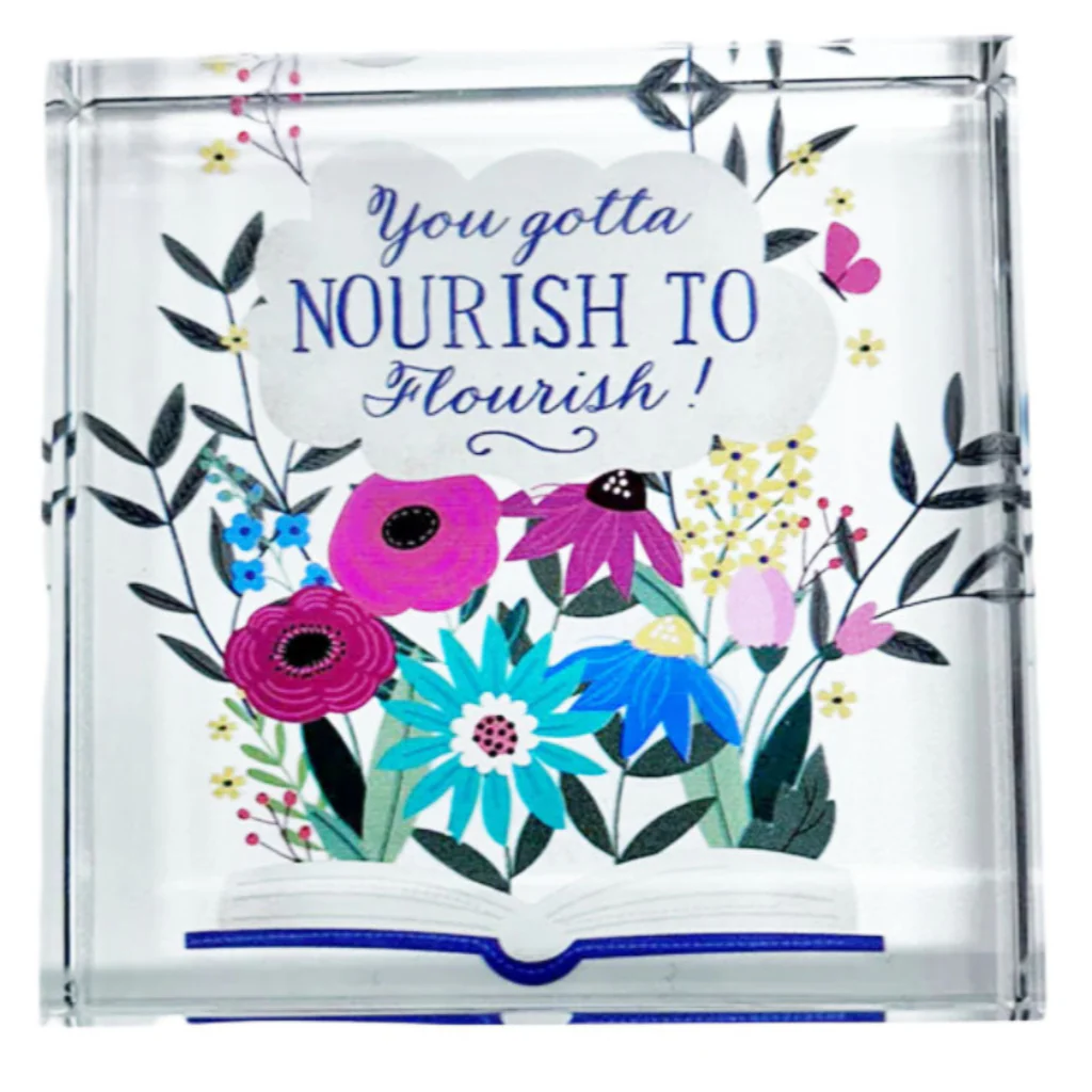 Ganz : Spring Beveled Glass Block (1) - Assorted 1 at random. Style can not be chosen. - Image 4