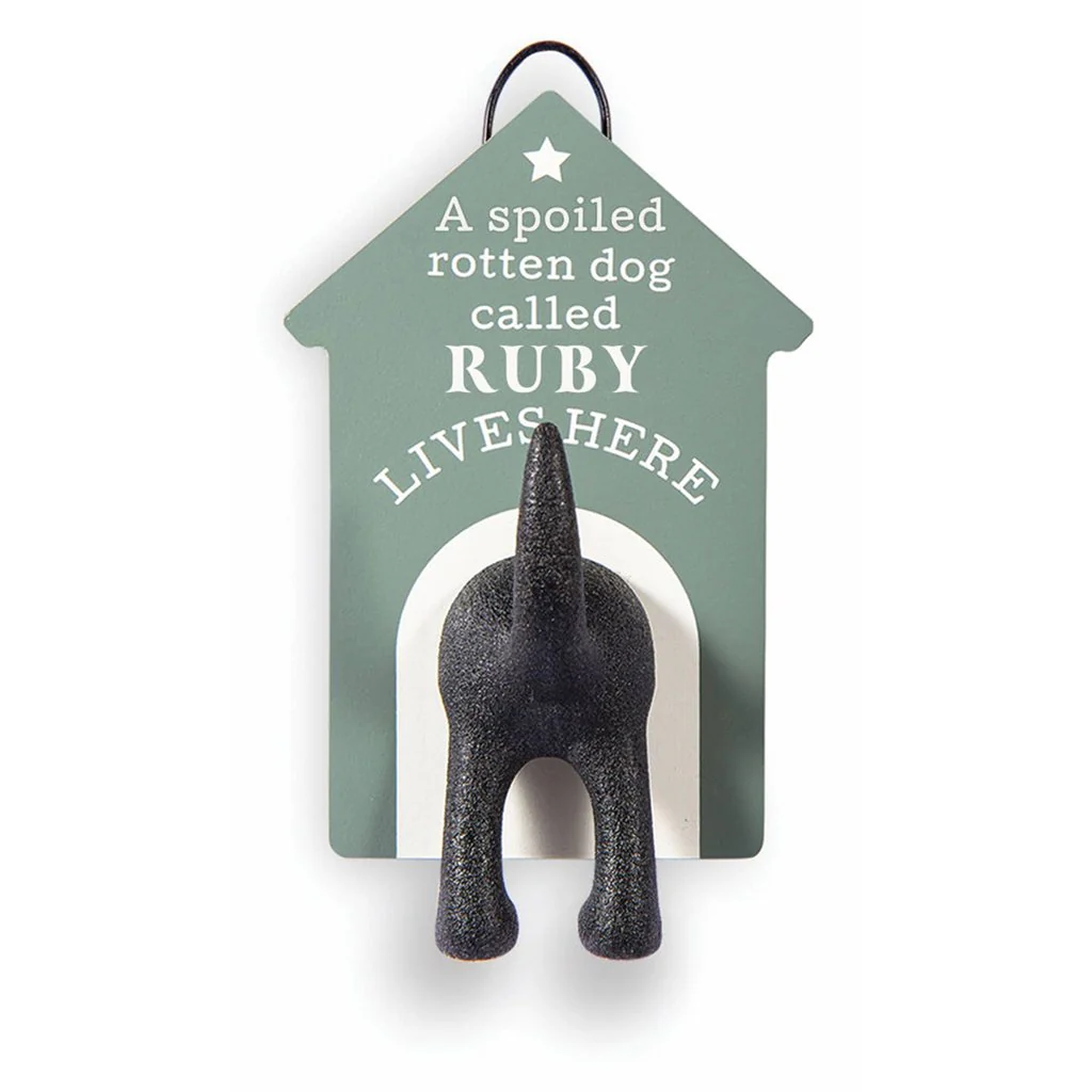H & H Gifts : Dog Leash Hook - Ruby