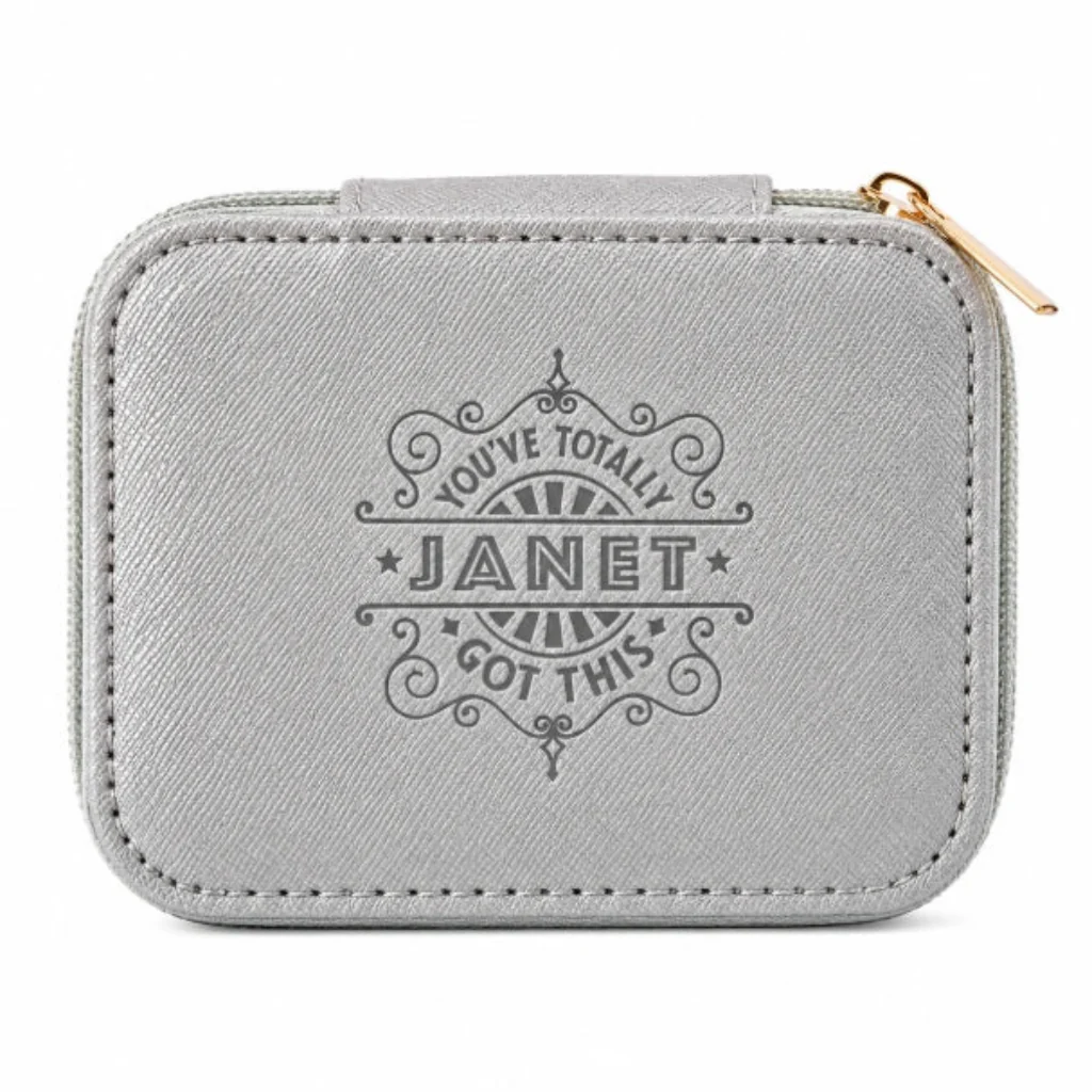 H & H Gifts : Personalised Travel Jewellery Box - Janet