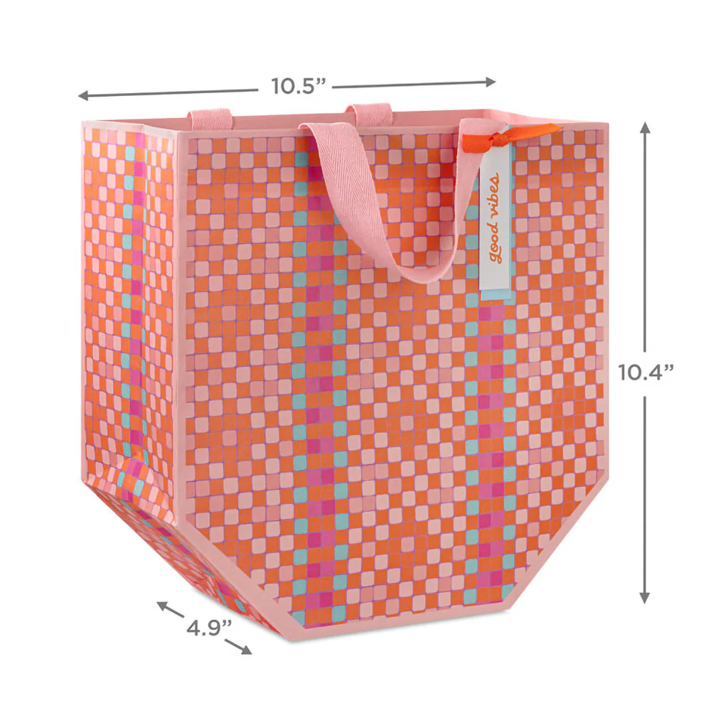 Hallmark : 10.3" Diamond Weave Pattern Large Gift Bag - Image 3