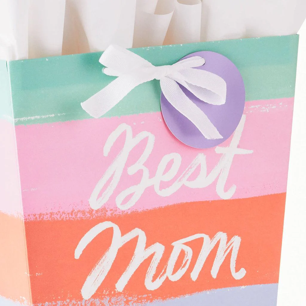 Hallmark : 13" Best Mom Ever Large Gift Bag With Tissue Paper - Image 4