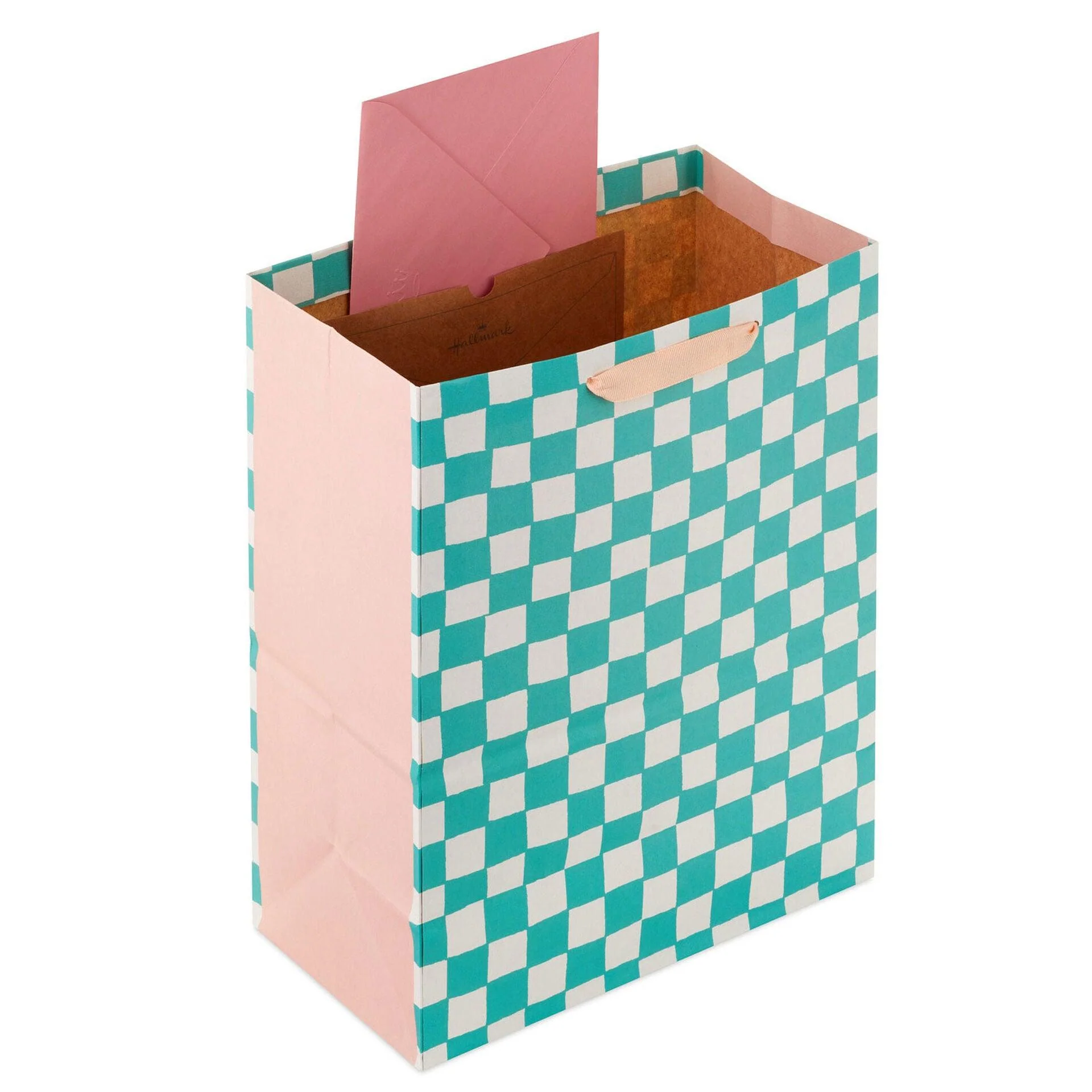Hallmark : 13" “Dang” Green Check Large Gift Bag - Image 4