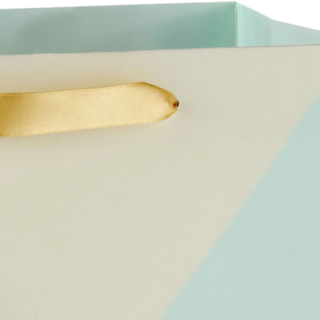 Hallmark : 13" Marbled Neutral Color Block Large Gift Bag - Image 4