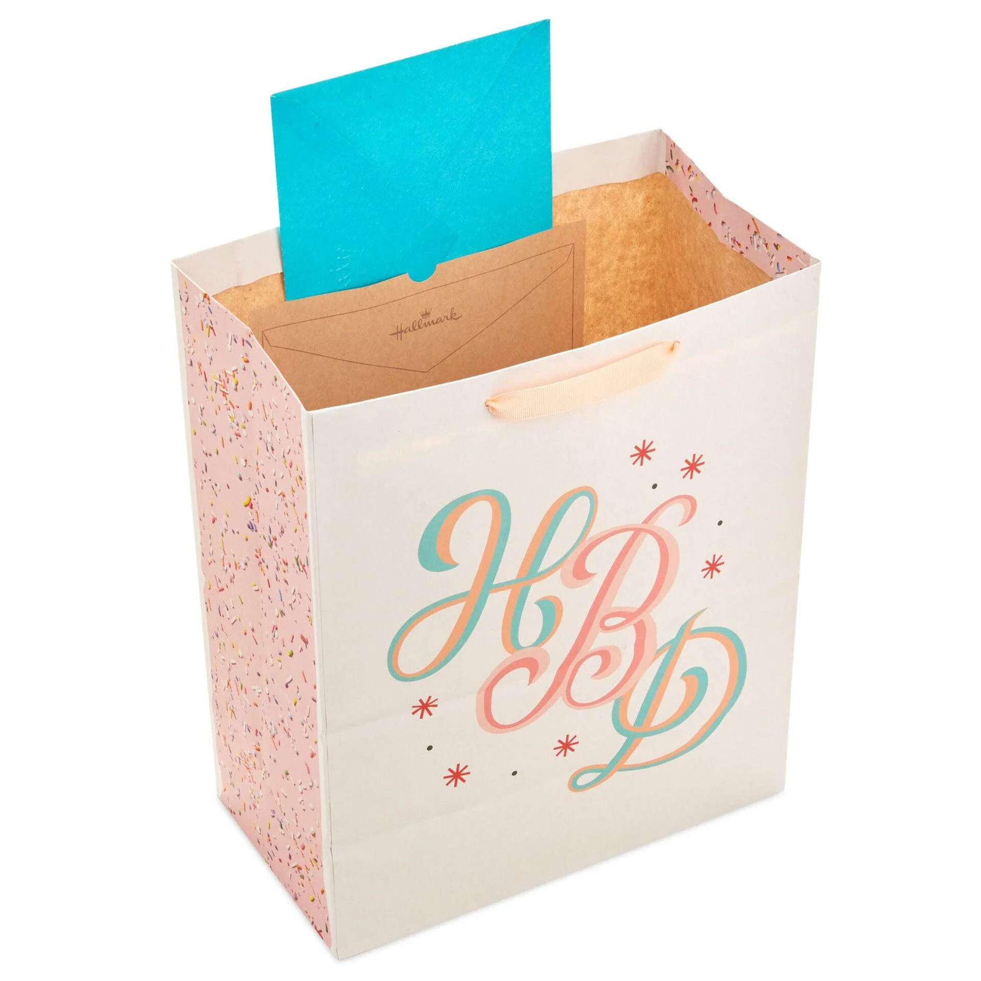 Hallmark : 13" Pastel HBD Large Gift Bag - Image 4