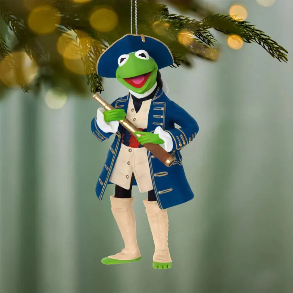 Hallmark : 2026 Keepsake Disney Muppet Treasure Island 30th Anniversary Kermit as Captain Smollett Ornament (175)