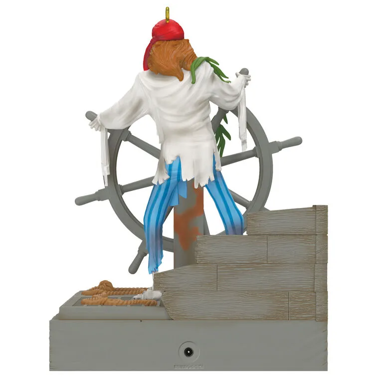 Hallmark : 2026 Keepsake Disney Pirates of the Caribbean Collection Helmsman Skeleton Ornament With Light and Sound (146) - Image 3