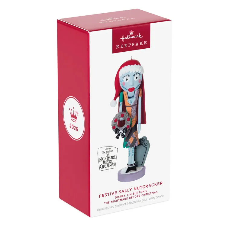 Hallmark : 2026 Keepsake Disney Tim Burton's The Nightmare Before Christmas Festive Sally Nutcracker Ornament (112) - Image 5