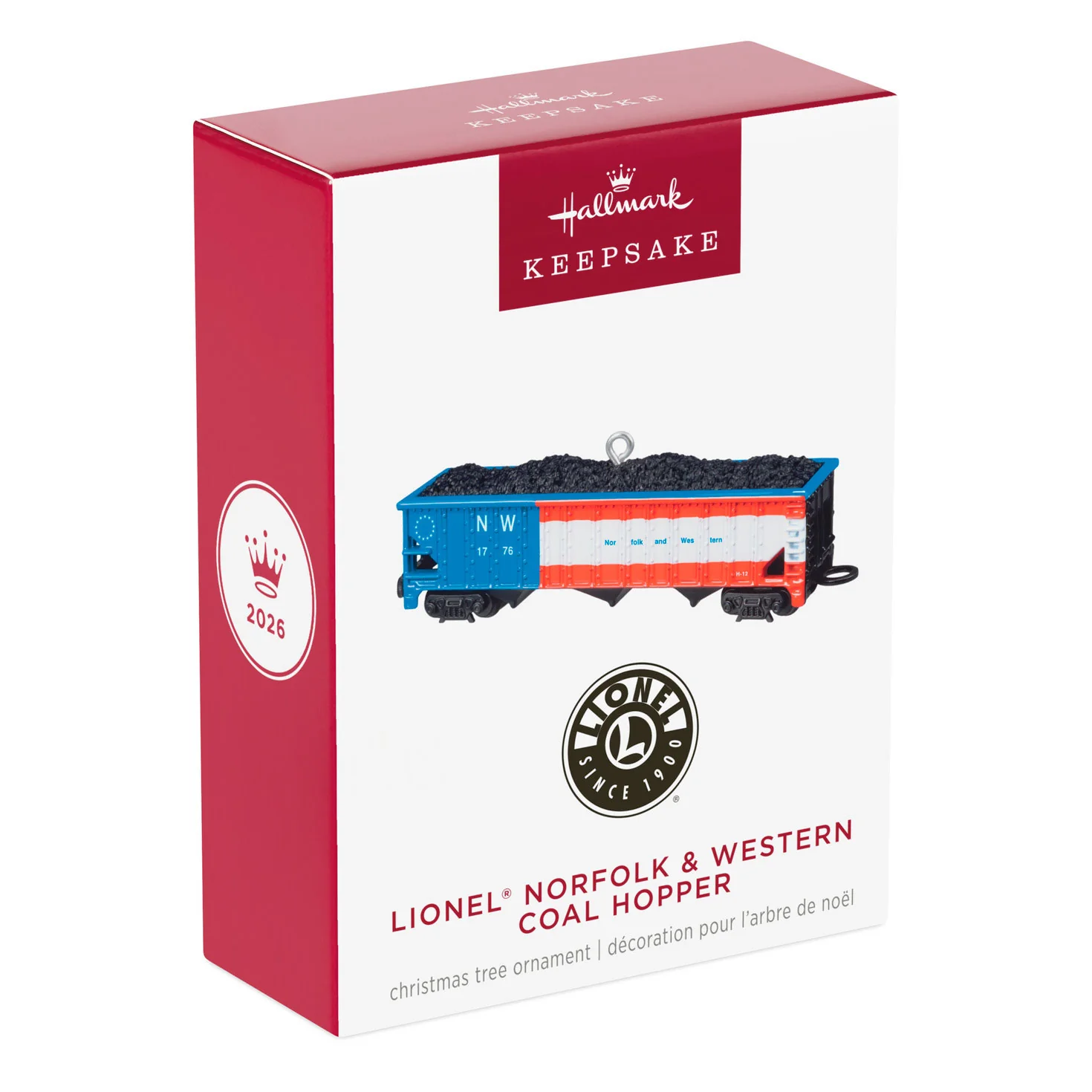 Hallmark : 2026 Keepsake LIONEL® Norfolk & Western Coal Hopper (187) - Image 5