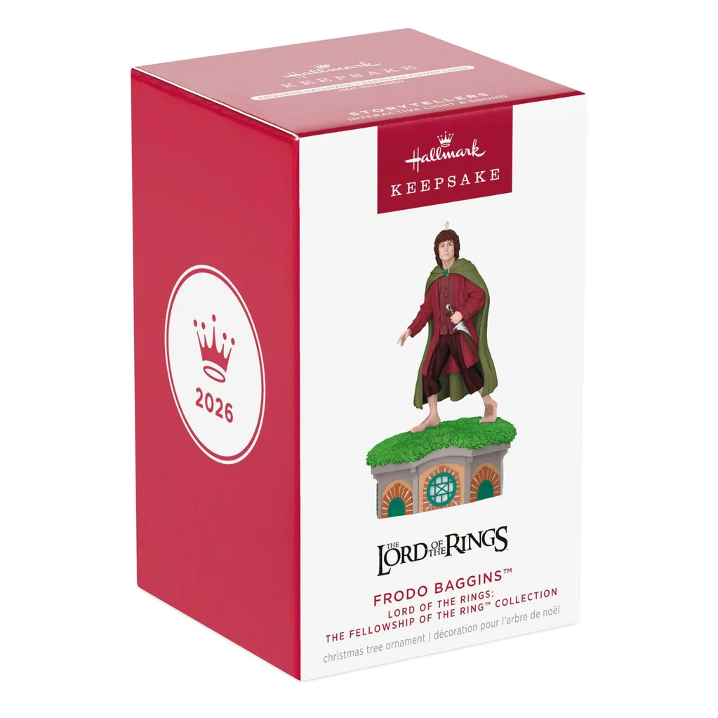 Hallmark : 2026 Keepsake Lord of the Rings: The Fellowship of the Ring™ Collection Frodo Baggins™ Ornament With Light and Sound (117) - Image 5