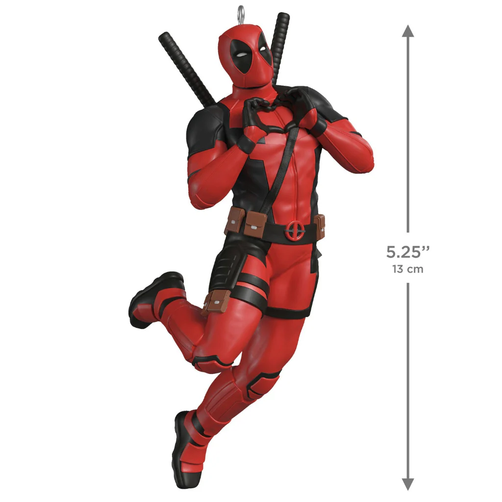 Hallmark : 2026 Keepsake Marvel Deadpool The Merc With a Heart Ornament (307) - Image 4