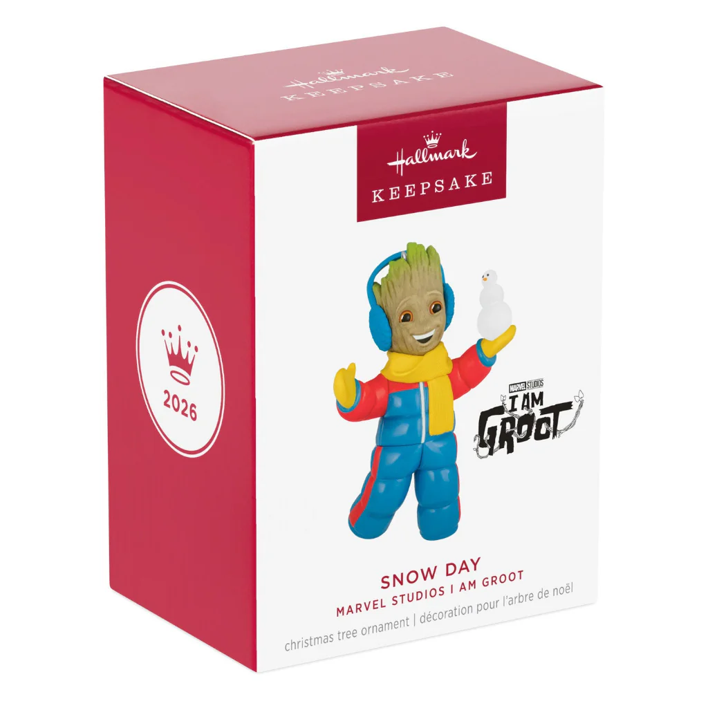 Hallmark : 2026 Keepsake Marvel Studios I Am Groot Snow Day Ornament (273) - Image 5
