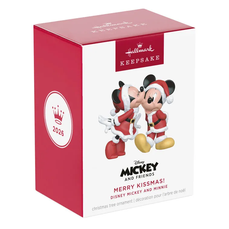 Hallmark : 2026 Keepsake Merry Kissmas! Disney Mickey and Minnie (197) - Image 5