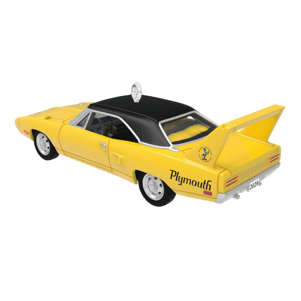 Hallmark : 2026 Keepsake Mini Lil' Classic Cars 1970 Plymouth Superbird 2026 Metal Ornament, 0.75" (341) - Image 3