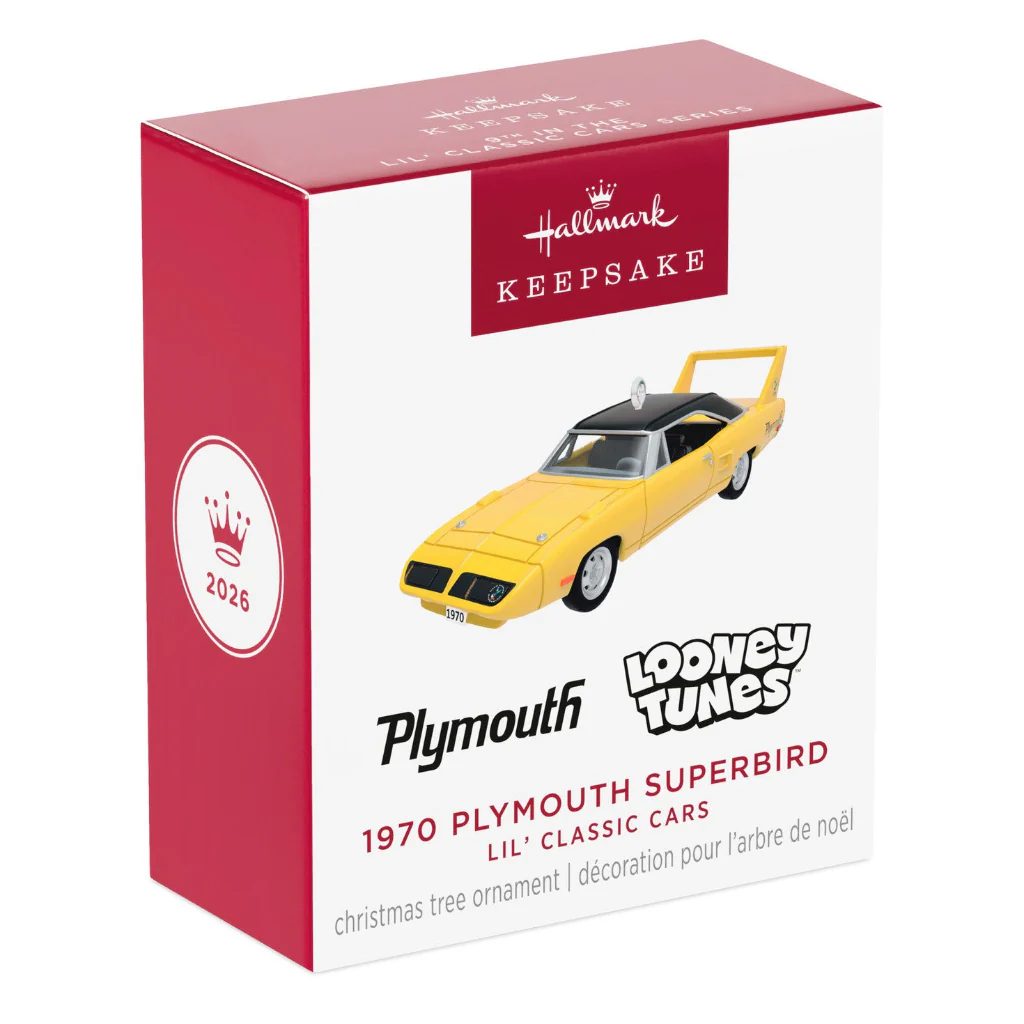 Hallmark : 2026 Keepsake Mini Lil' Classic Cars 1970 Plymouth Superbird 2026 Metal Ornament, 0.75" (341) - Image 5