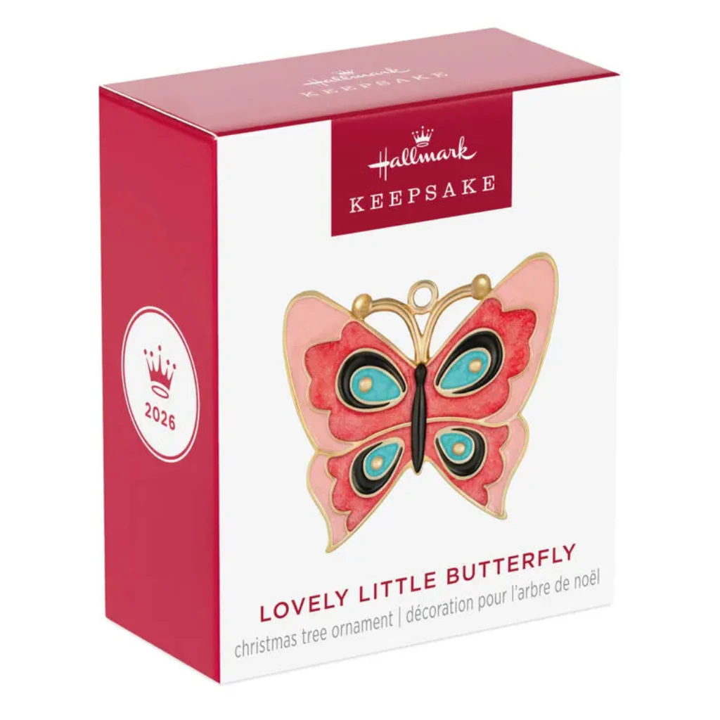 Hallmark : 2026 Keepsake Mini Lovely Little Butterfly Metal Ornament, 1.25 (357) - Image 5