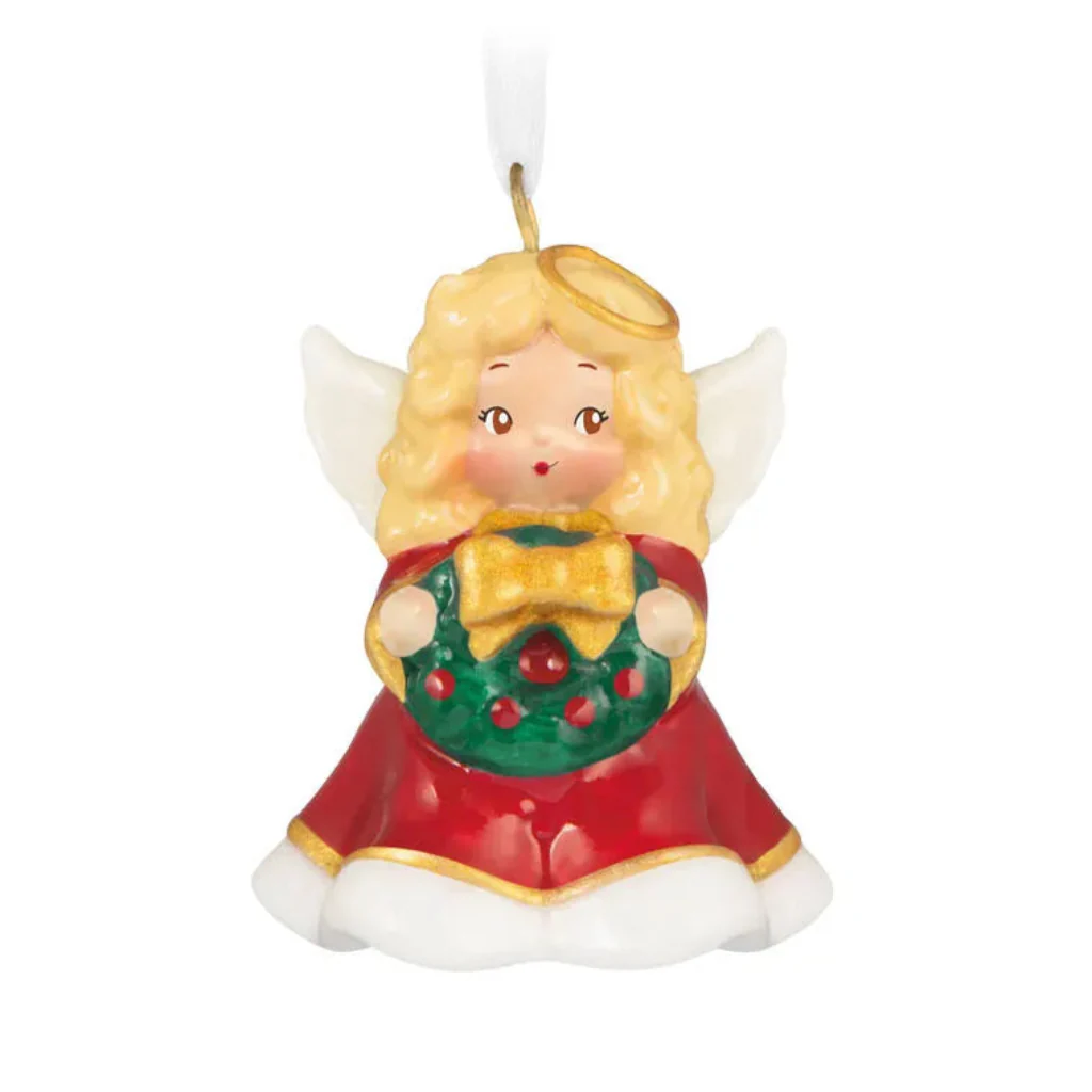 Hallmark : 2026 Keepsake Mini O Little Angel! Porcelain Ornament, 1" (361) - Image 2