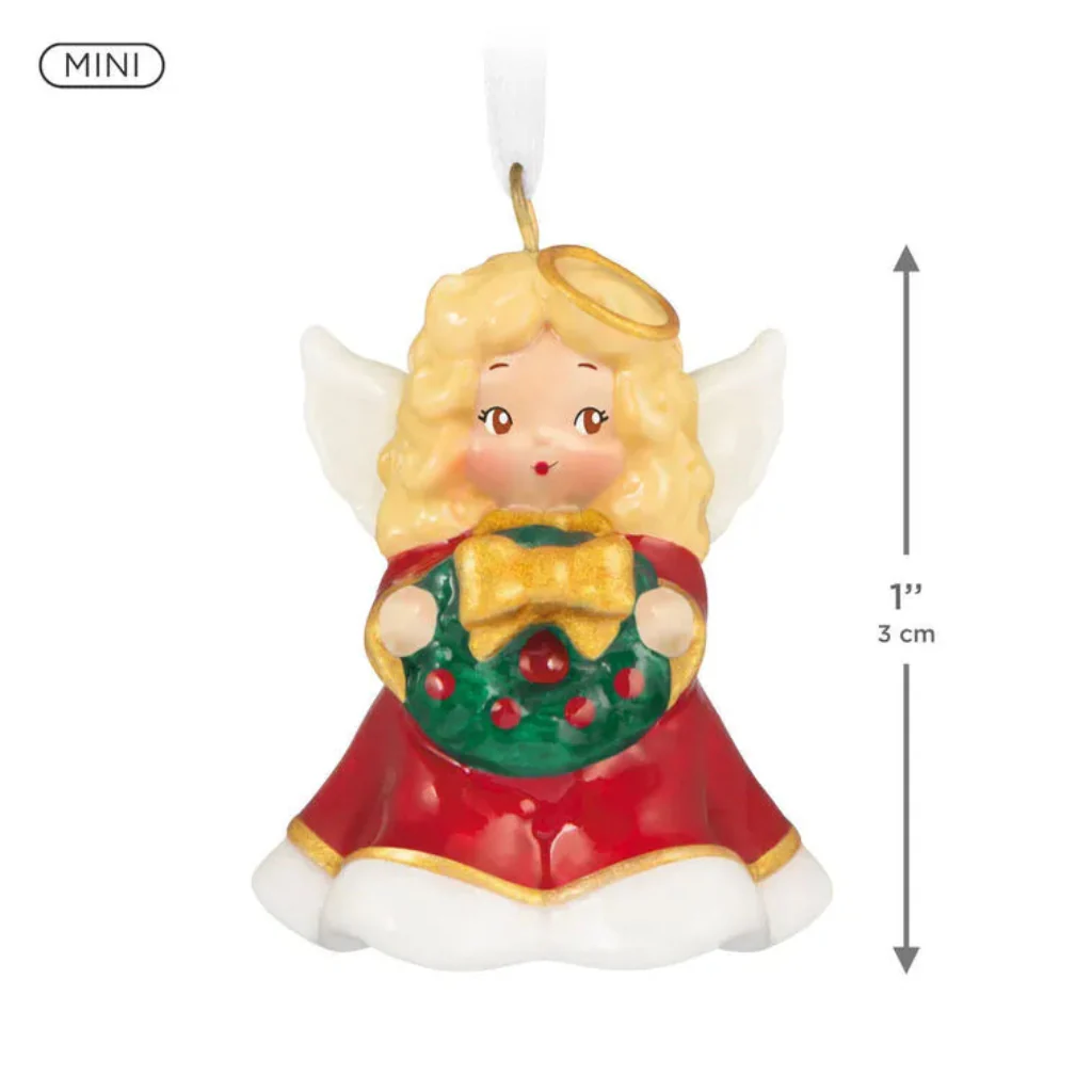 Hallmark : 2026 Keepsake Mini O Little Angel! Porcelain Ornament, 1" (361) - Image 4