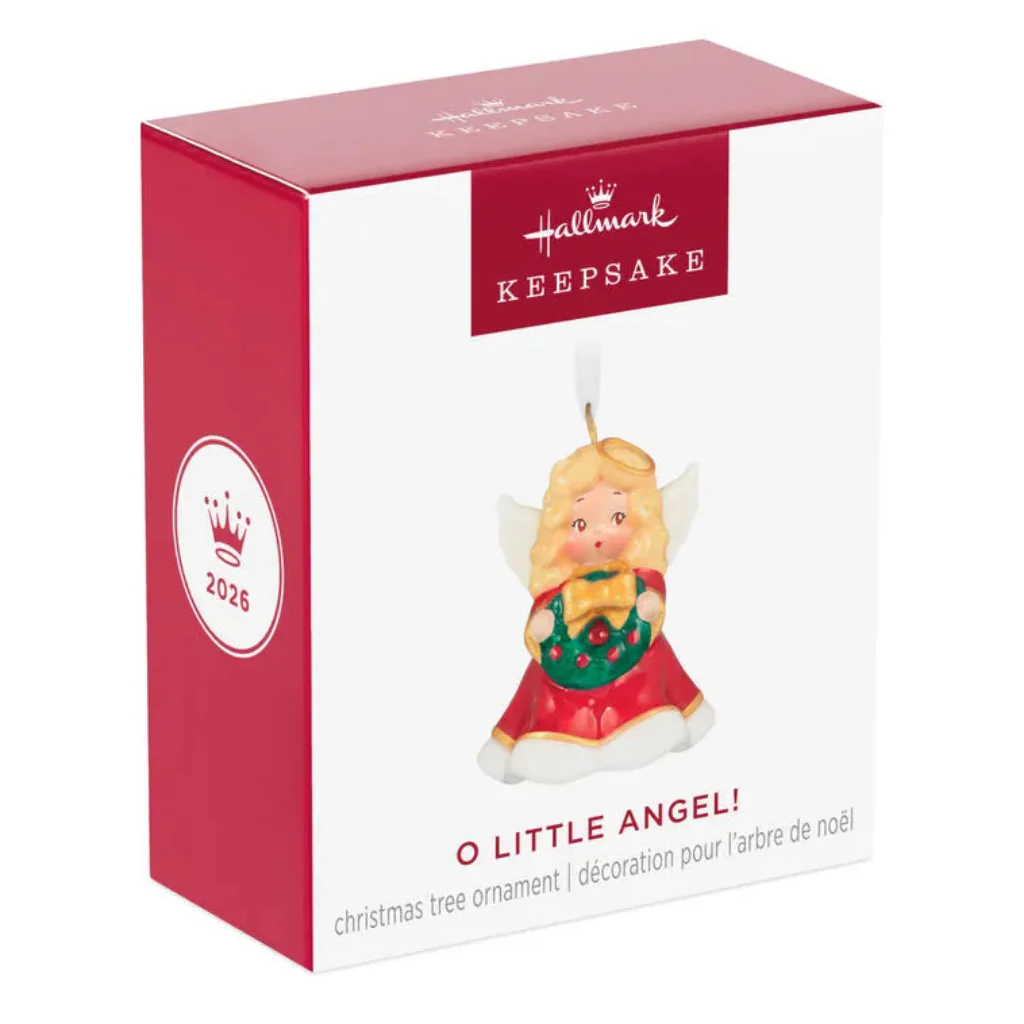 Hallmark : 2026 Keepsake Mini O Little Angel! Porcelain Ornament, 1" (361) - Image 5