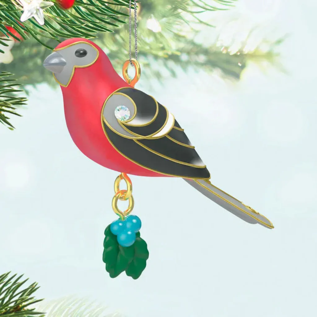 Hallmark : 2026 Keepsake Mini Pine Grosbeak Ornament, 1" (364)