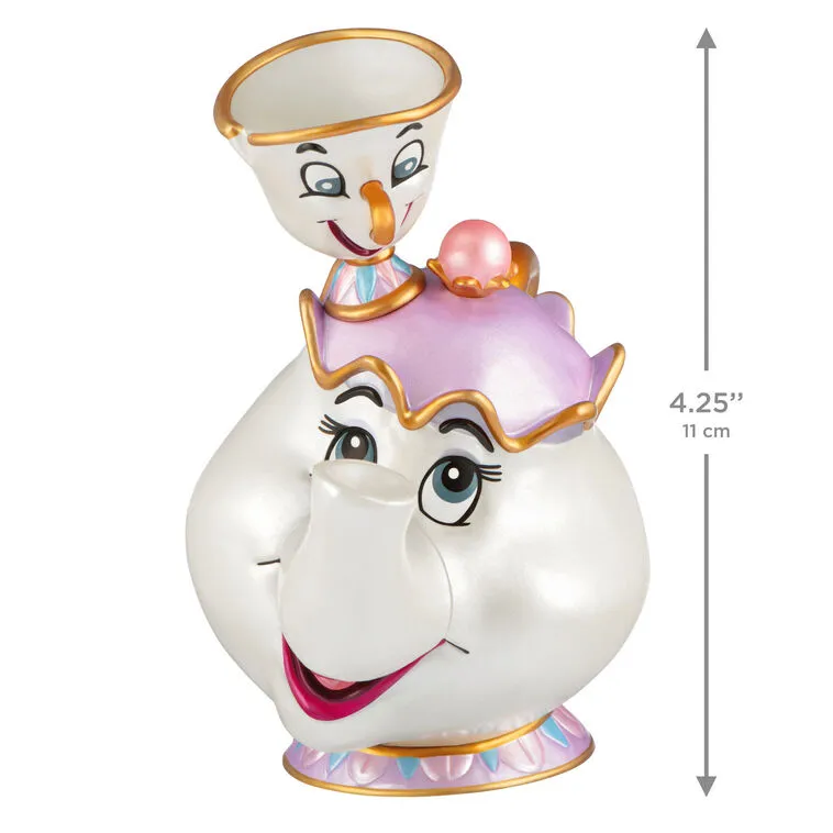 Hallmark : 2026 Keepsake Mrs. Potts and Chip Disney Beauty and the Beast 35th Anniversary (210) - Image 3