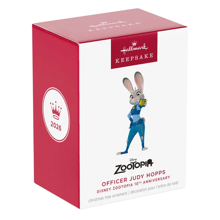 Hallmark : 2026 Keepsake Officer Judy Hopps Disney Zootopia 10th Anniversary (224) - Image 5