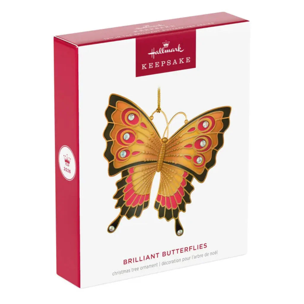 Hallmark : 2026 Keepsake Brilliant Butterflies Ornament (55) - Image 5