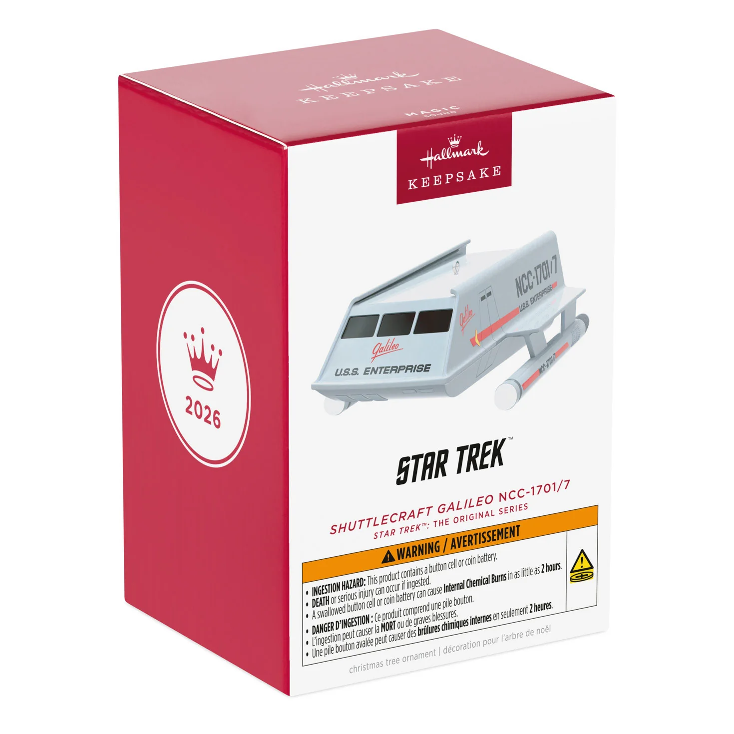 Hallmark : 2026 Keepsake Shuttlecraft Galileo NCC-1701/7 Star Trek™: The Original Series (269) - Image 5