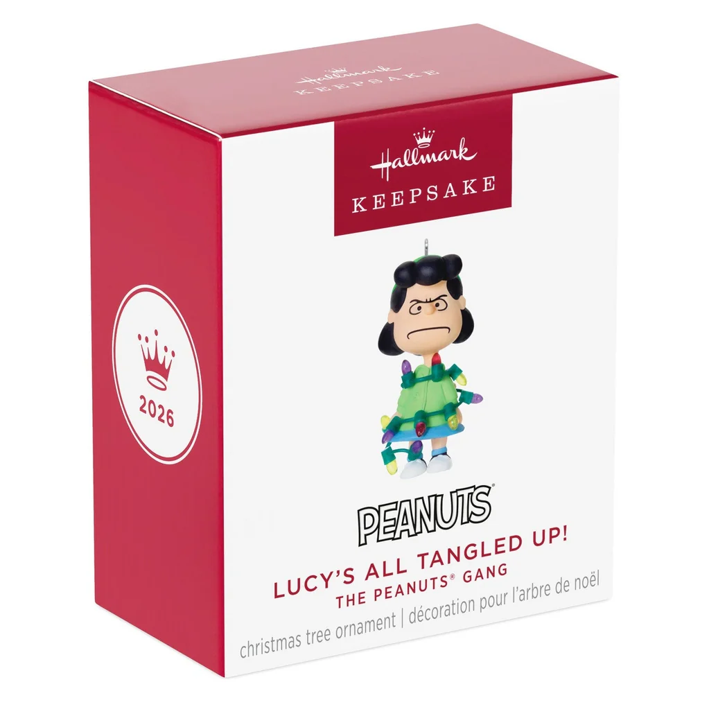 Hallmark : 2026 Keepsake The Peanuts® Gang Lucy's All Tangled Up! Ornament (193) - Image 5