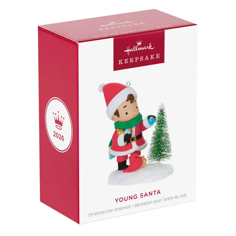 Hallmark : 2026 Keepsake Young Santa Ornament (340) - Image 4