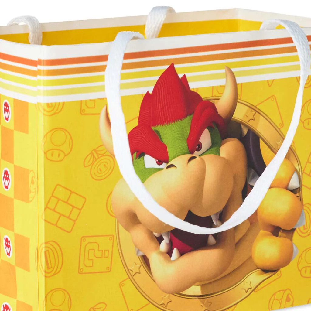 Hallmark : 4" Nintendo Super Mario™ Friends Mini Horizontal Gift Bag Bundle, Set of 18 - Image 4