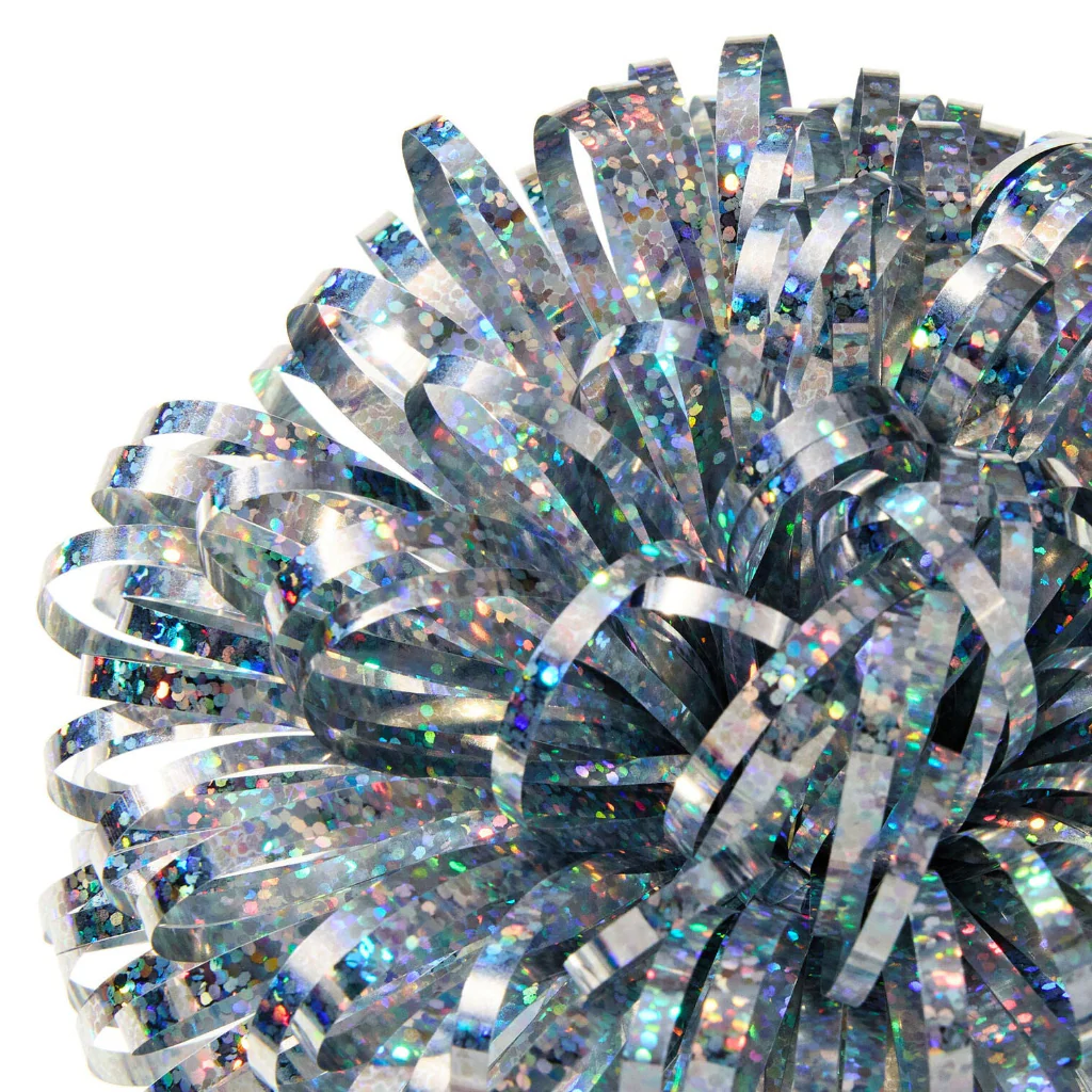 Hallmark : 5" Silver Holographic Gift Bow - Image 2