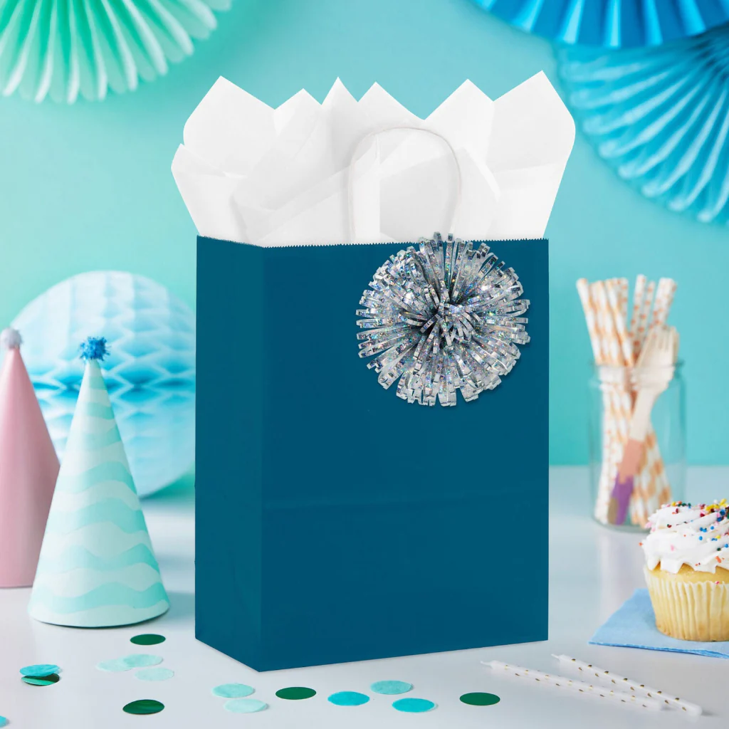 Hallmark : 5" Silver Holographic Gift Bow - Image 4
