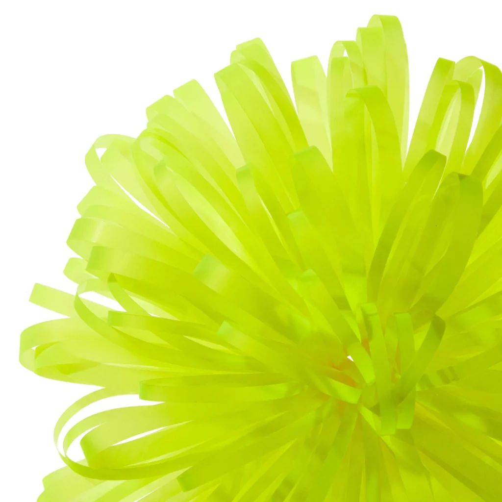 Hallmark : 7" Yellow Looped Pom-Pom Gift Bow - Image 3
