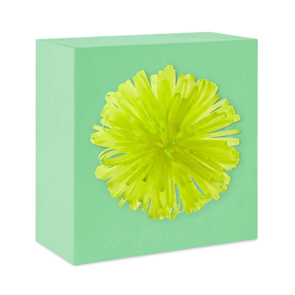 Hallmark : 7" Yellow Looped Pom-Pom Gift Bow - Image 5