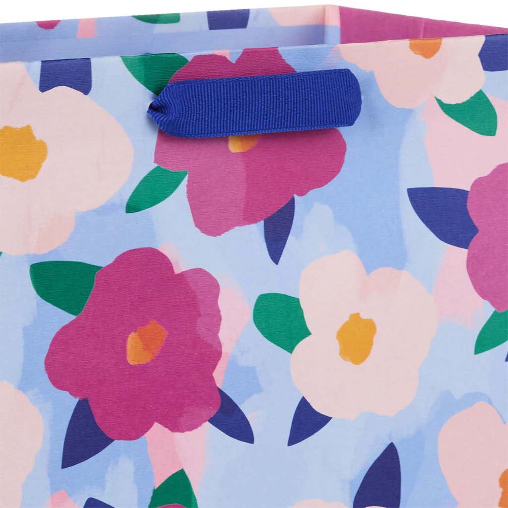 Hallmark : 9.6" Bold Floral Print Medium Gift Bag - Image 5