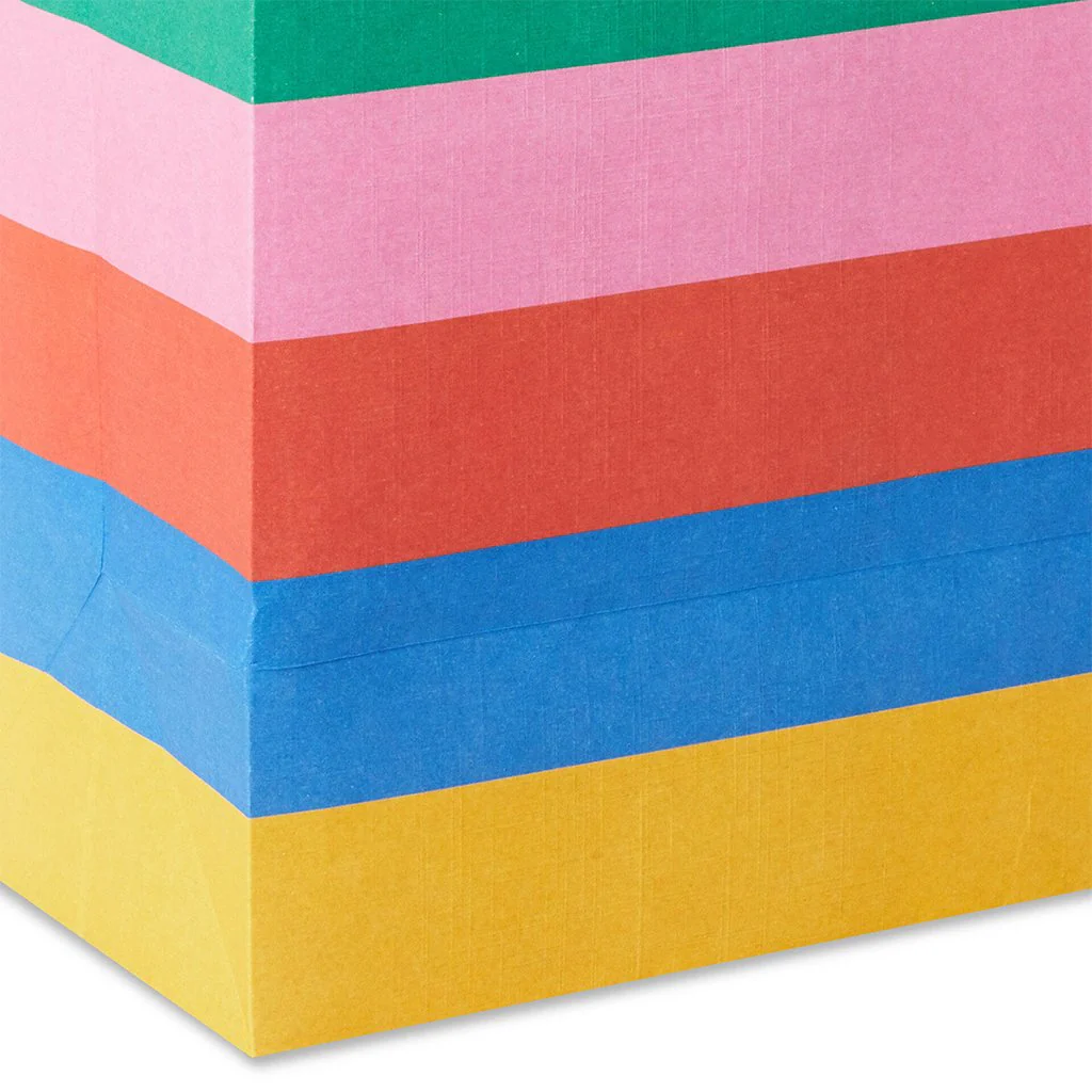 Hallmark : 9.6" Bold Striped Cake Medium Birthday Gift Bag - Image 5