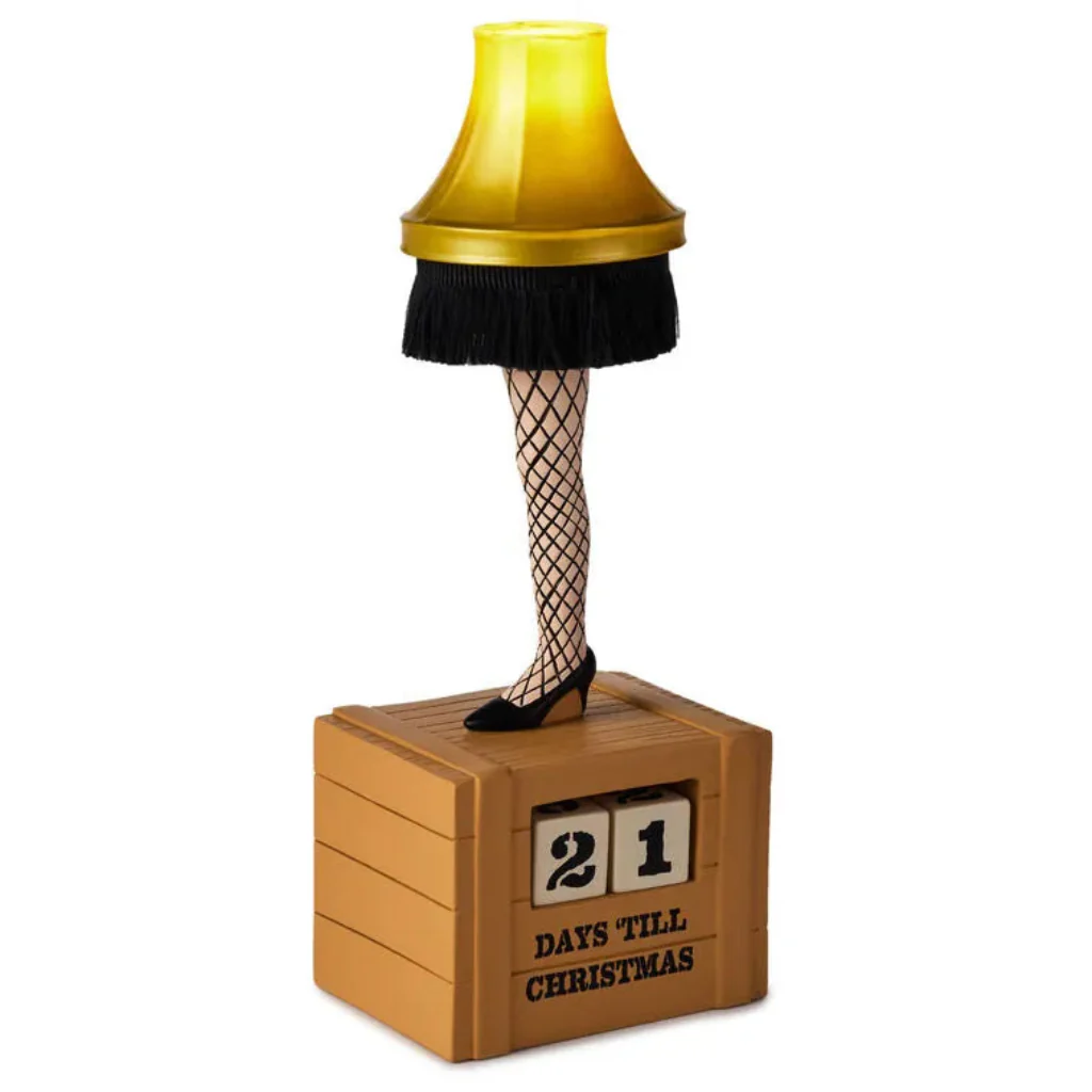 Hallmark : A Christmas Story™ Leg Lamp Christmas Countdown Calendar Figurine With Light - Image 2