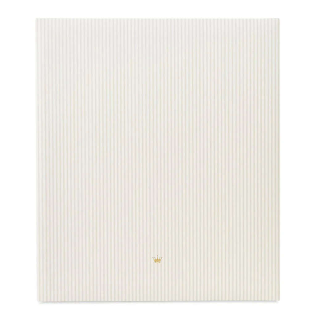 Hallmark : A Life Remembered Taupe Striped Refillable Photo Album - Image 5