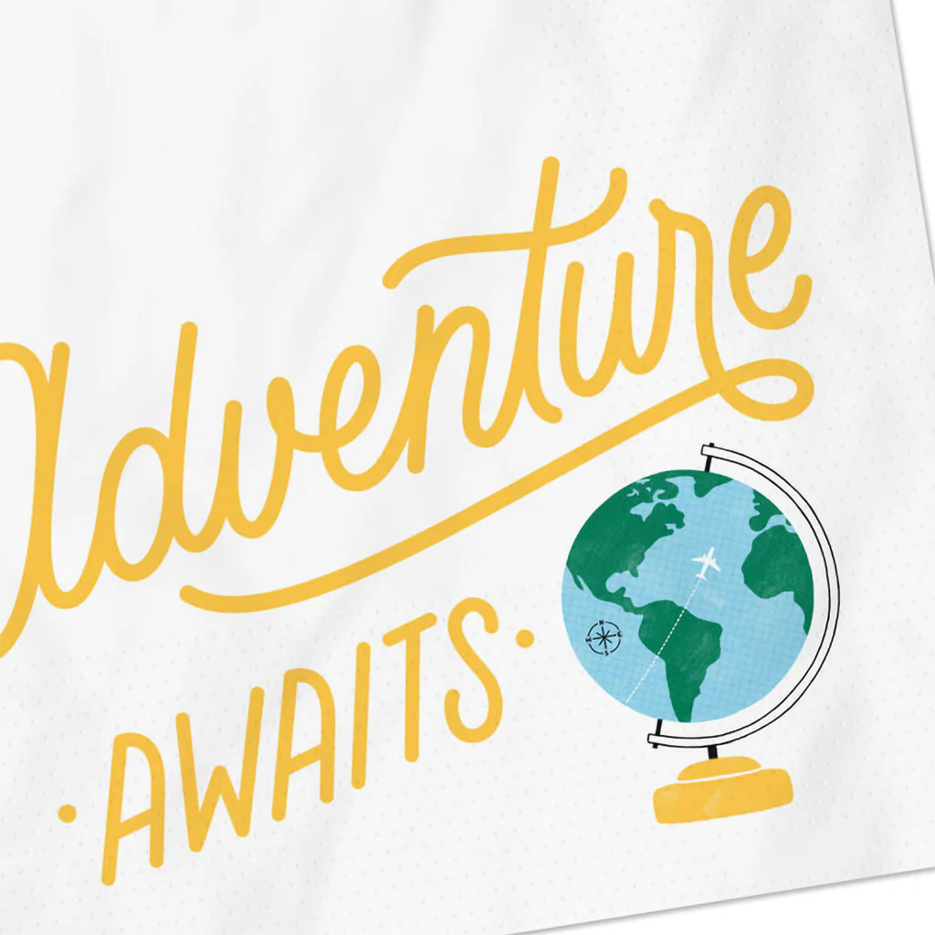 Hallmark : Adventure Awaits Globe Graduation Cocktail Napkins, Pack of 20 - Image 3