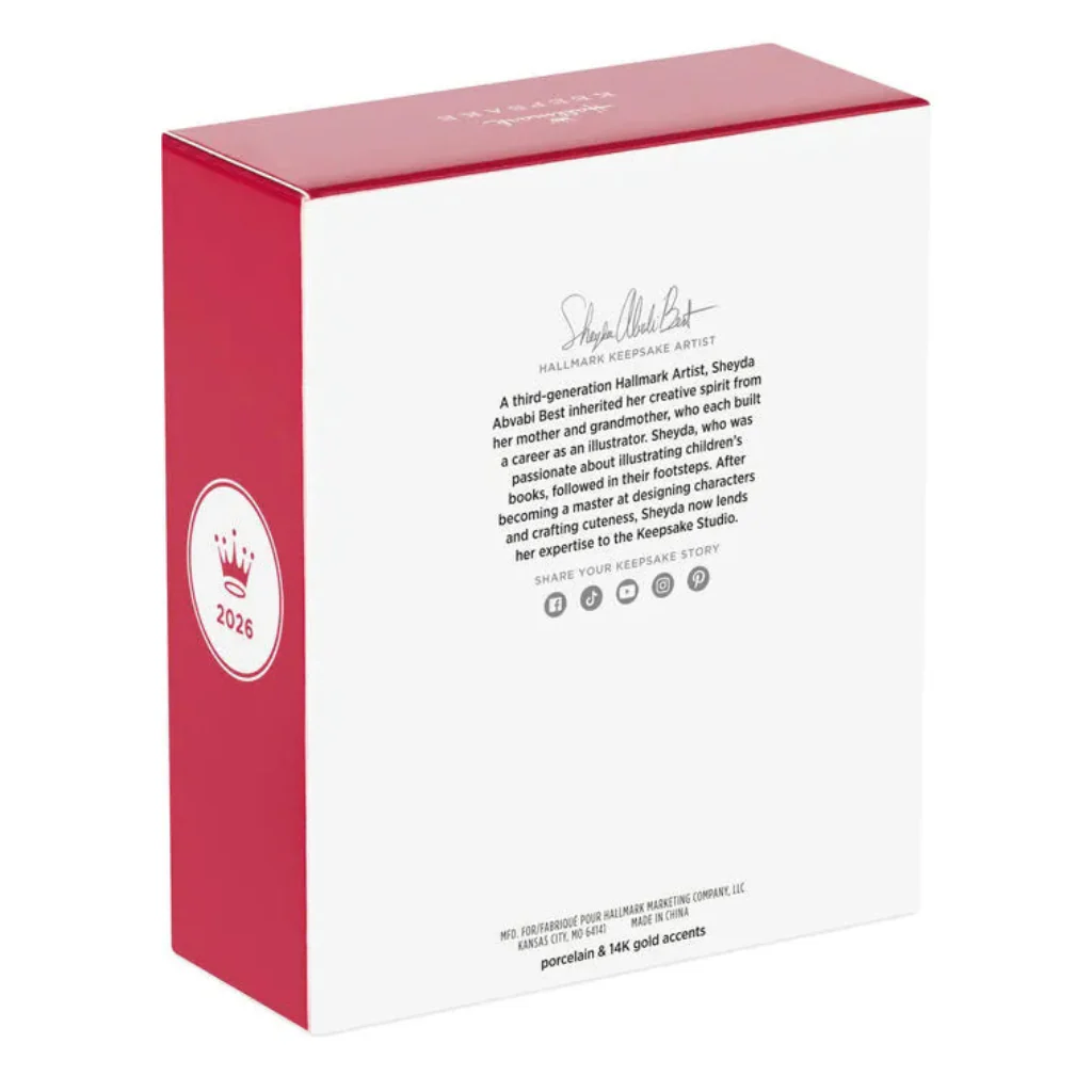 Hallmark : 2026 Keepsake Already Rocking Our World Photo Frame Porcelain Ornament (19) - Image 6