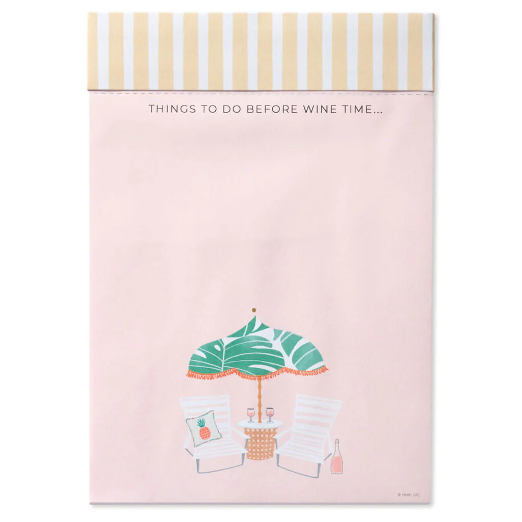 Hallmark : Tropical Wine Time To-Do Note Pad