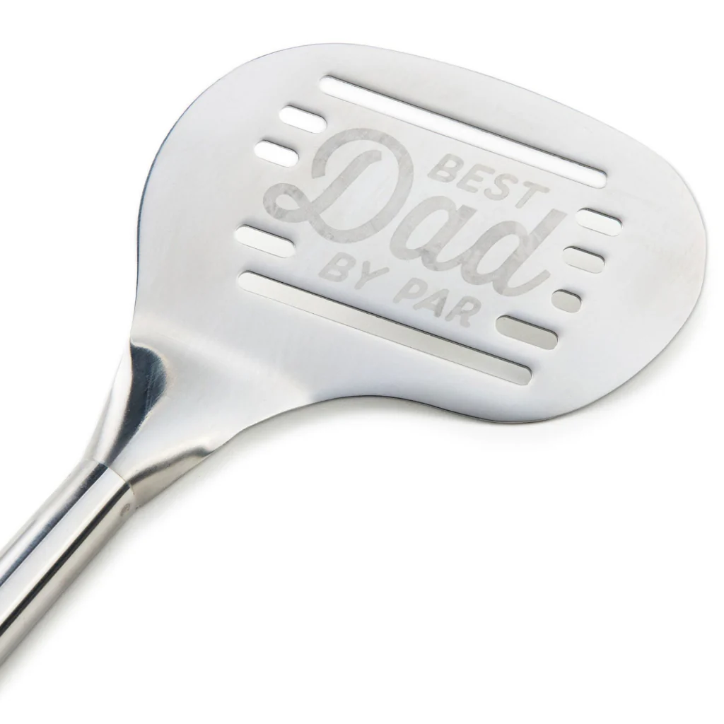 Hallmark : Best Dad By Par Golf Club Shaped Spatula - Image 2