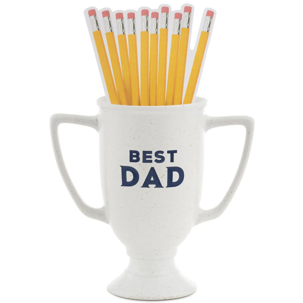 Hallmark : Best Dad Ceramic Trophy Cup - Image 3