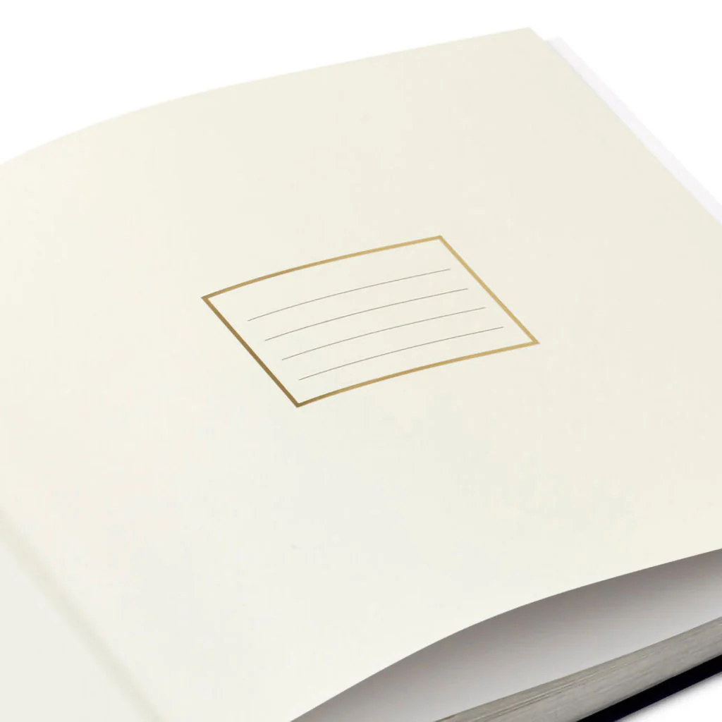 Hallmark : Best Day Ever Gold on Navy Linen Photo Album - Image 6