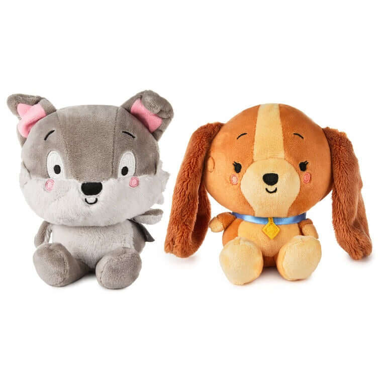 Hallmark : Better Together Disney Lady and the Tramp Magnetic Plush Pair, 5.5" - Image 2
