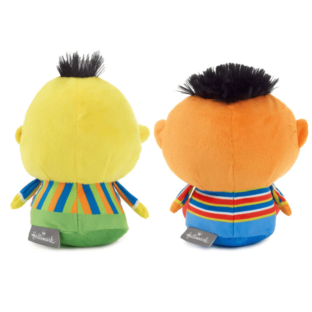 Hallmark : Better Together Sesame Street Bert and Ernie Magnetic Plush Pair, 5.25" H - Image 2
